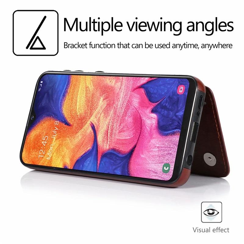 Кожаный чехол-кошелек для iPhone 11 12 13 14 15 16 17 Pro Max Mini Air XR XS 8 7 Plus SE Держатель с отделениями для карт Откидная крышка