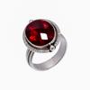 Кольцо из серебра 925 пробы с красным гранатом V5114, красное кольцо, овальное кольцо, подарок на День святого Валентина, подарок для нее, подарок на день рождения, украшения ручной работы, серебряные украшения, не