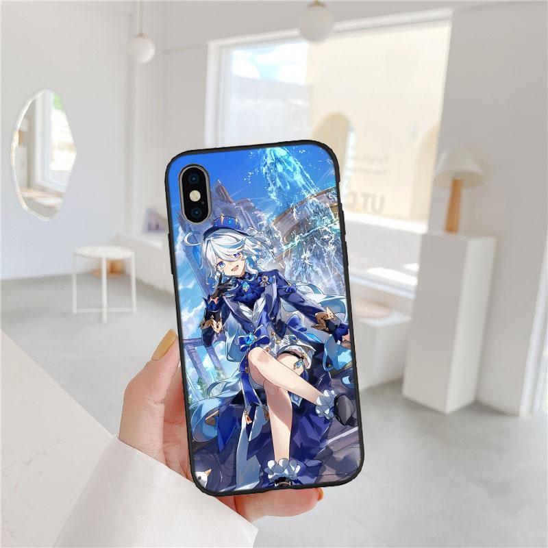 FM26 Genshin Impact Soft Shell Phone Case for Samsung Galaxy S20 S21 S22 Ultra FE + Plus A21S A22 A24 A25 A26 A30 A30S A31