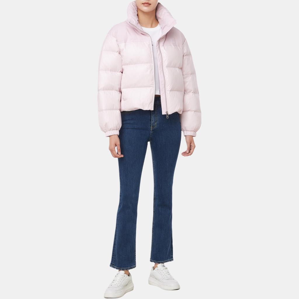 Calvin Klein Свободная однотонная куртка-пуховик с логотипом, с длинными рукавами, женская верхняя одежда 47E515G5J3
