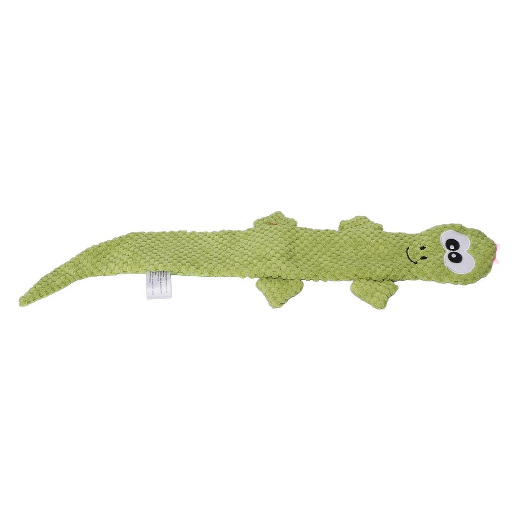Squeaky Lizard Dog Toy Teeth Grinding Training Plush Dog Chew Toys for Pet Supplies Green