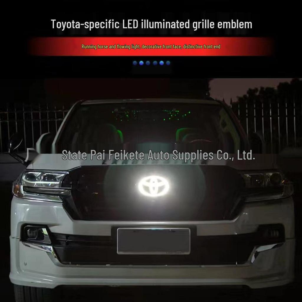 Динамичный светодиодный flowing light значок на решетку автомобиля