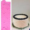 Flower Lace Large Round Lace Fondant Silicone Mold Diy Chocolate Cake Edge Decorative Baking Tool