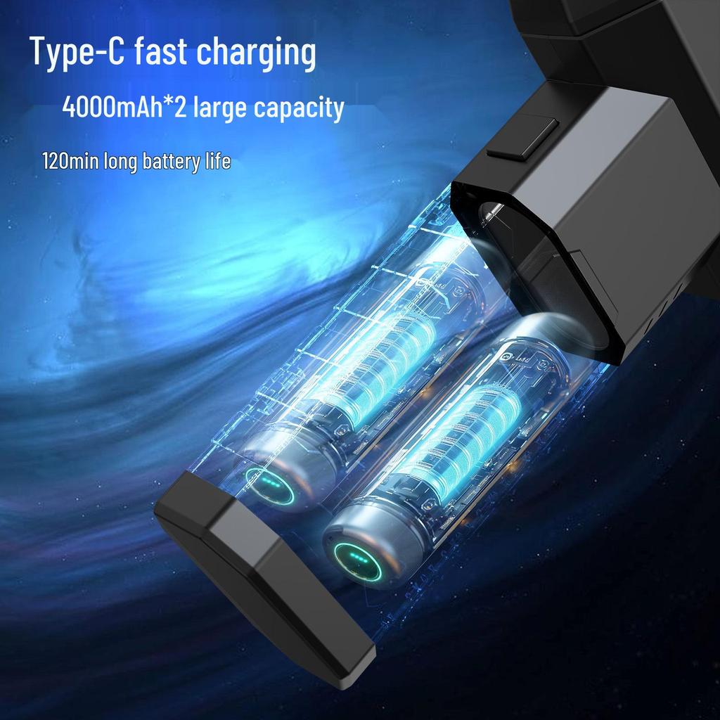 High-Power Handheld Turbo Fan for Courtyard Cleaning with Brushless Motor