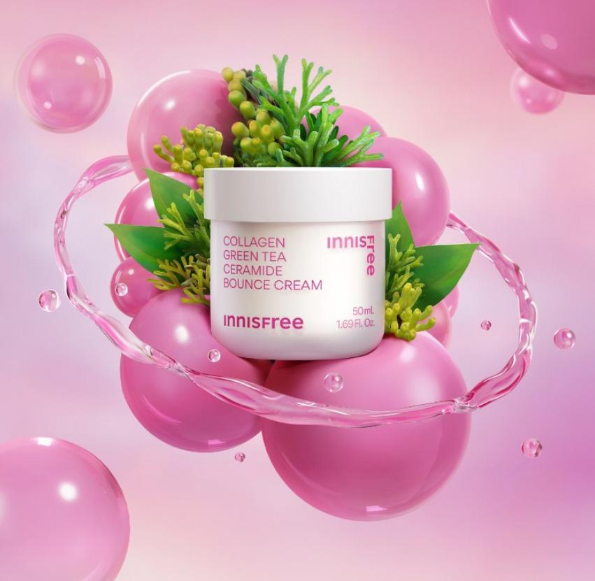 Innisfree Коллагеновый крем с керамидами и зеленым чаем 50 мл