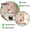 Self Adhesive Puppy Wall Art Christmas Decals, Watercolor Stacked Dogs Stickers, Self?Adhesive PVC Xmas Cute Stickers for Nursery Bedroom