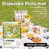 Extra Thick Disposable Picnic Blanket Dirt-Resistant Camping Mat New Ground Sheet  Outdoor
