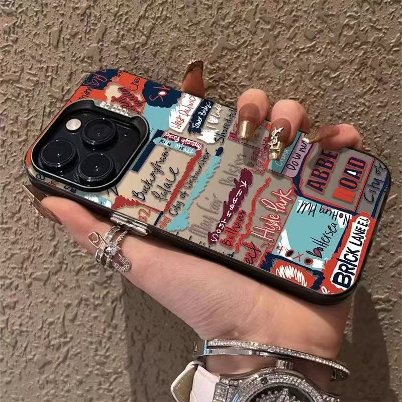Новая модель подходит для чехла для мобильного телефона iphone17 Apple 15promax/14/13pro/12 модный крутой английский 16