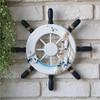 Inch Home Decoration Crafts Art Beach Ship Steering Wheel Wooden Boat Wall Decor Hanging Decoration