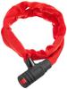 NOGUCHI Bicycle Chain Lock Chain Red Key Type 3 Keys Included Small [4.7mm Lock]