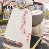 Decorative Car Decals Peach Blossom Sticker, Resin Flower Decal for Auto Motorcycle, Heat Resistant Weatherproof Waterproof Adhesive Bumper