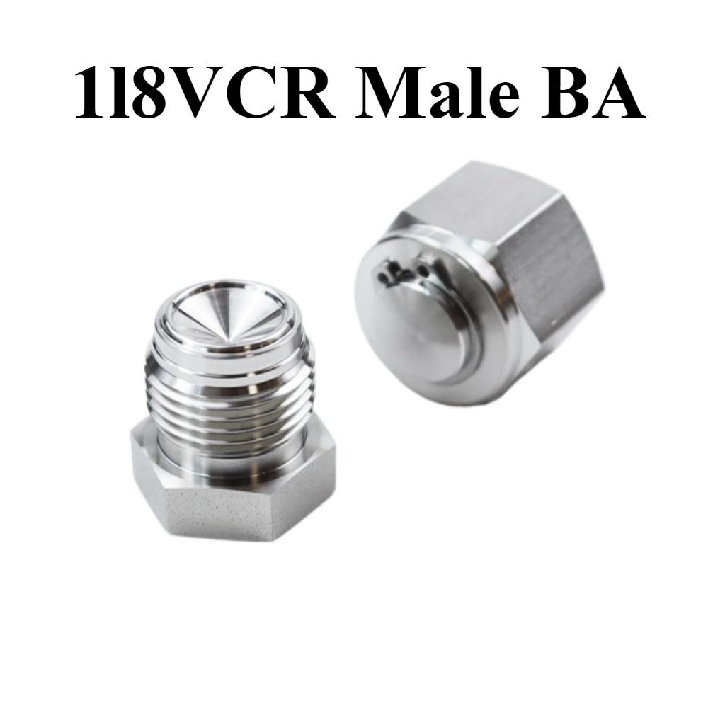BA или EP Класс 1/8" 1/4" 3/8" 1/2" 3/4" 1" VCR Мужской Штекер Женская Заглушка Нержавеющая Сталь SUS 316L Вода Газ Масло
