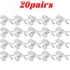 5/10/20pairs Silicone Anti-slip Ear Hooks Women Men Antiskid Glasses Leg Ear Sleeve Clear Anti-fall Eyewear Holder Accessories