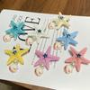 Star Pattern Side Hair Clips for Women Korean Fashion Hairgrips Lightweight Headwear for Daily Wear