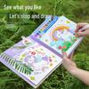 Kids' Watercolor Paint & Doodle Coloring Book for Kindergarten