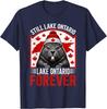 Still Lake Ontario Forever Animal Beaver Funny Lake America Unisex T-Shirt