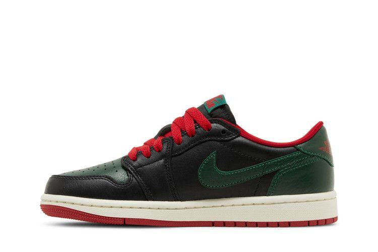 Jordan 1 Ретро Лоу OG Gorge Green Varsity Red (Женский)