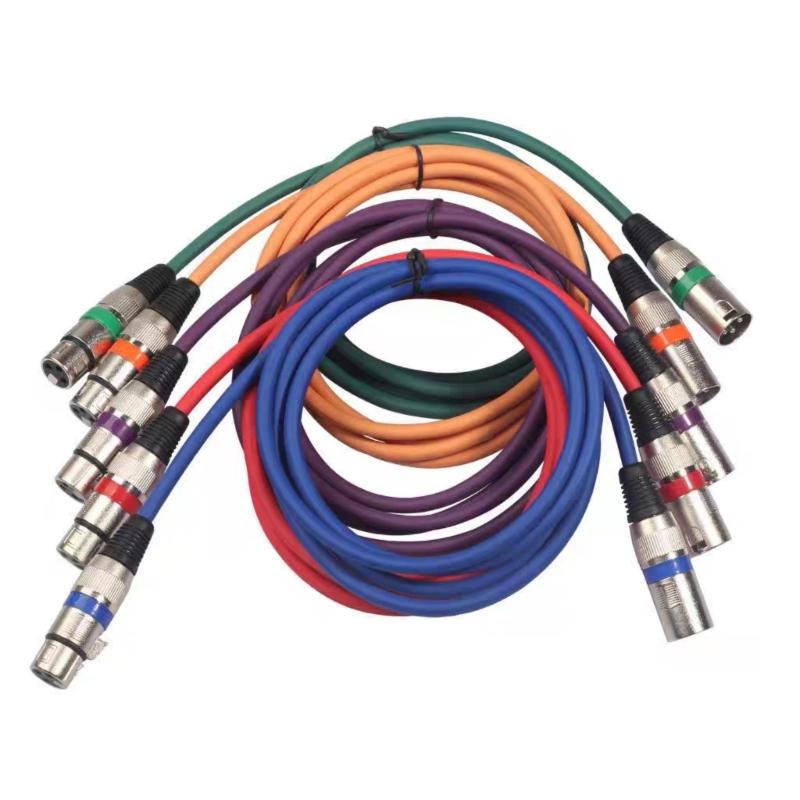 Качественный Микрофонный Кабель 3-жильный XLR Кабель XLR Папа на Маму Идеально Для Микшерных Пультов Усилителей И Музыкального Оборудования Провод