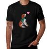 Watercolour Irish Red And White Setter Tshirt Fitness Training Breathable Tee Tshirt