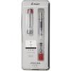 Pilot Prera Iro-Ai Fountain Pen Clear Red Fine Nib P-FPR-1-TR-F +CON-40