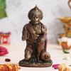 Golden Resin Hanuman Ji Murti for  Blessing Lord Hanuman Idol for Car Dashboard Home Office Hanuman Statue  Gift for Diwali Hanuman Jayanti Ram Navami