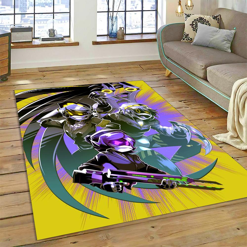 2025 New Style Murder Drones Uzi V Cartoon Robot Rug Carpet for Living Room Bedroom Home Decor, Floor Mat Non-slip Sofa Doormat