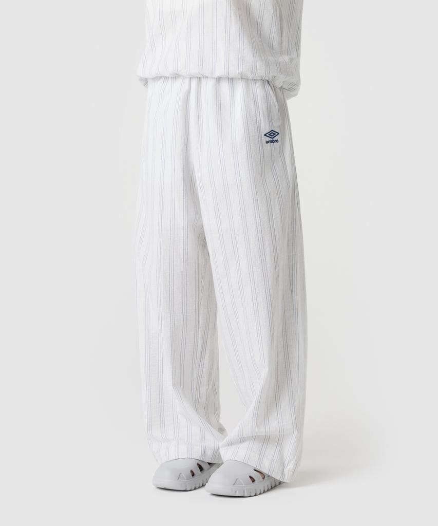 UMBRO Ткань с эффектом мятой фактуры Широкие брюки Белый Ur221Cpt62
