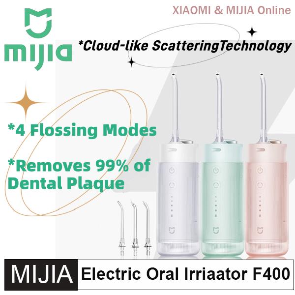 Новый электрический ирригатор MIJIA F400 Портативный Water Pick Флоссер Отбеливание зубов Удаление зубного налета 200 мл