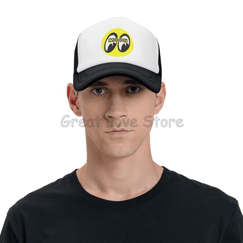 JDM Moon Eyess Мотоциклетные гонки Бейсболки Унисекс Дышащая сетчатая кепка Летняя уличная повседневная шляпа для защиты от солнца Кепка Snapback