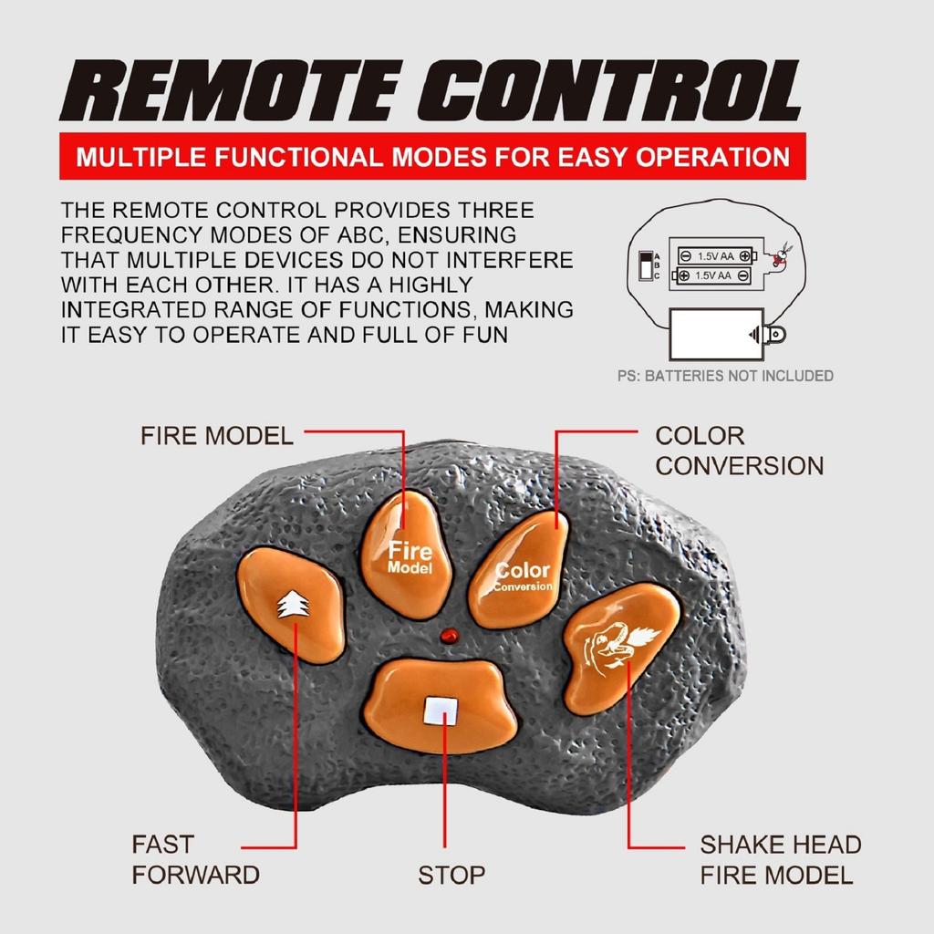 Дистанционное управление Динозавр Спрей Велоцираптор Симуляция Электрическая Игрушка Модель Свет Звук Функция Ходьбы
