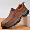 Large Size Men's Genuine Leather Shoes Slip On Shoes 39-48