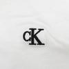 Футболка с коротким рукавом J20J212883 [Calvin Klein] Женская, Вырез, Рукав, Хлопок, Дизайн с одной деталью, (БЕЛЫЙ/С) [Элемент]