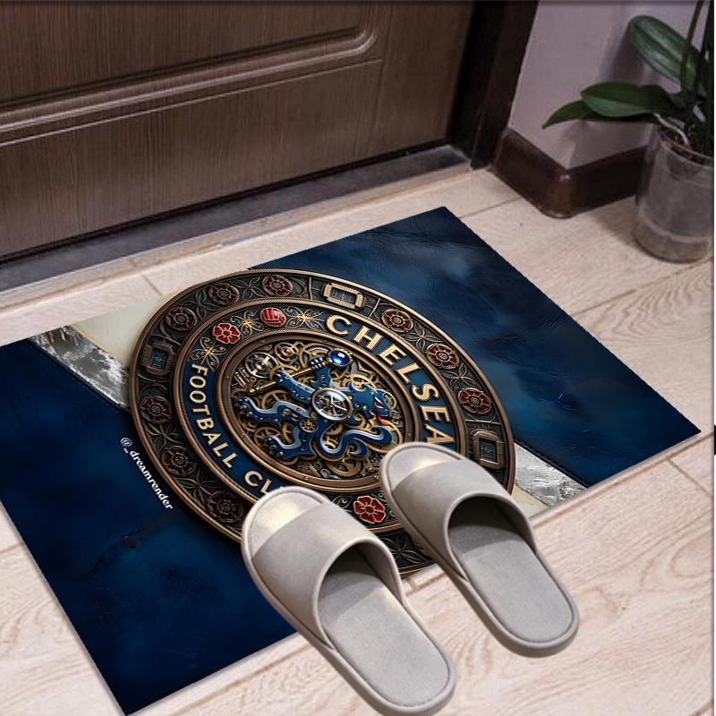football club.C Pattern Rug, Indoor/Outdoor Mat, for Picnic, Gameroom, Bedroom, Office, Living Room, Home Decor Carpet, Birthday Gift