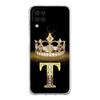 Чехол для Samsung A13 A15 A25 A51 A71 A21S A11 A12 A31 A52 A41 A23 A53 A73 A32 5G A03S A05s Чехол Diamond Crown Letter 26 букв