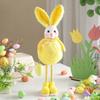 Huggable Material Easter Rabbit Figurine Cute Plush Easter Home Decoration Home Decoration