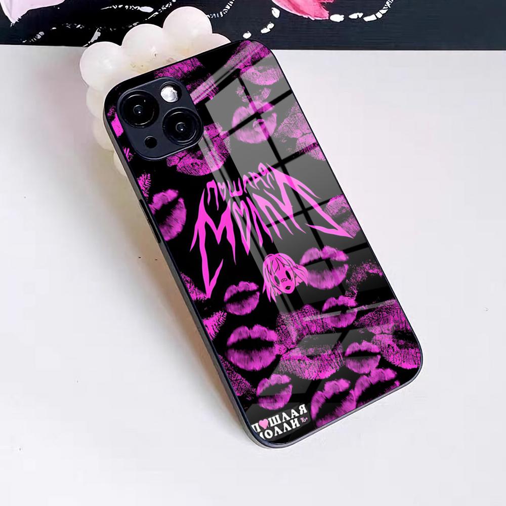Чехол для телефона Poshlaya Molly Band для IPhone 17 Pro Max 16 15 14 Pro Max 13 11 X Xs Xr 8 7 Plus Стеклянная крышка