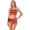 Костюмы для восточных танцев Монеты Хип-шарф для bellydance с топом Набор Аксессуар для костюма на Хэллоуин Женские наряды для bellydance