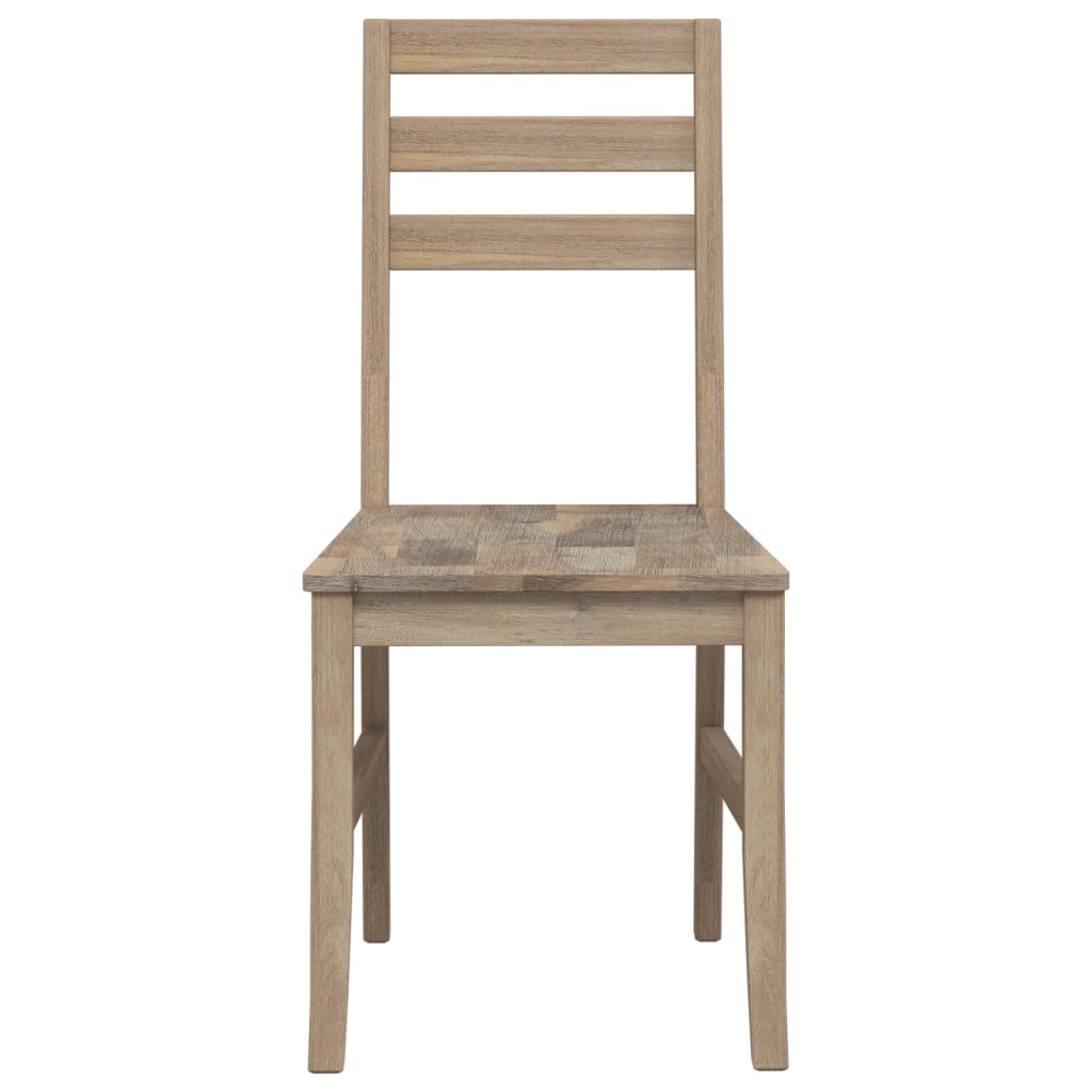 Dining Chairs 8 pcs Solid Acacia Wood