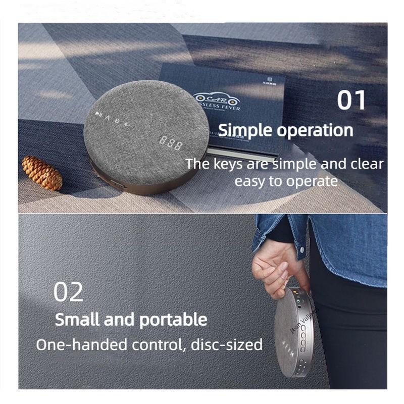 Портативный Bluetooth CD-плеер DVD VCD MP3 Hifi с динамиком USB винтажная музыка с пультом дистанционного управления стереосистема для домашнего обучения Walkman