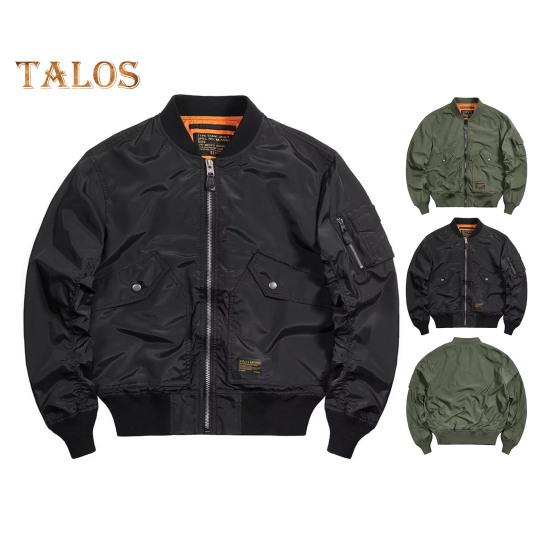 Мужская куртка с воротником-стойкой, длинным рукавом, застежкой-молнией, бейсбольная куртка, однотонная, эластичный подол, спортивная одежда для активного отдыха с карманами