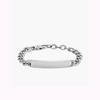 Men's Drew Id Bracelet Jf04164040 Silver