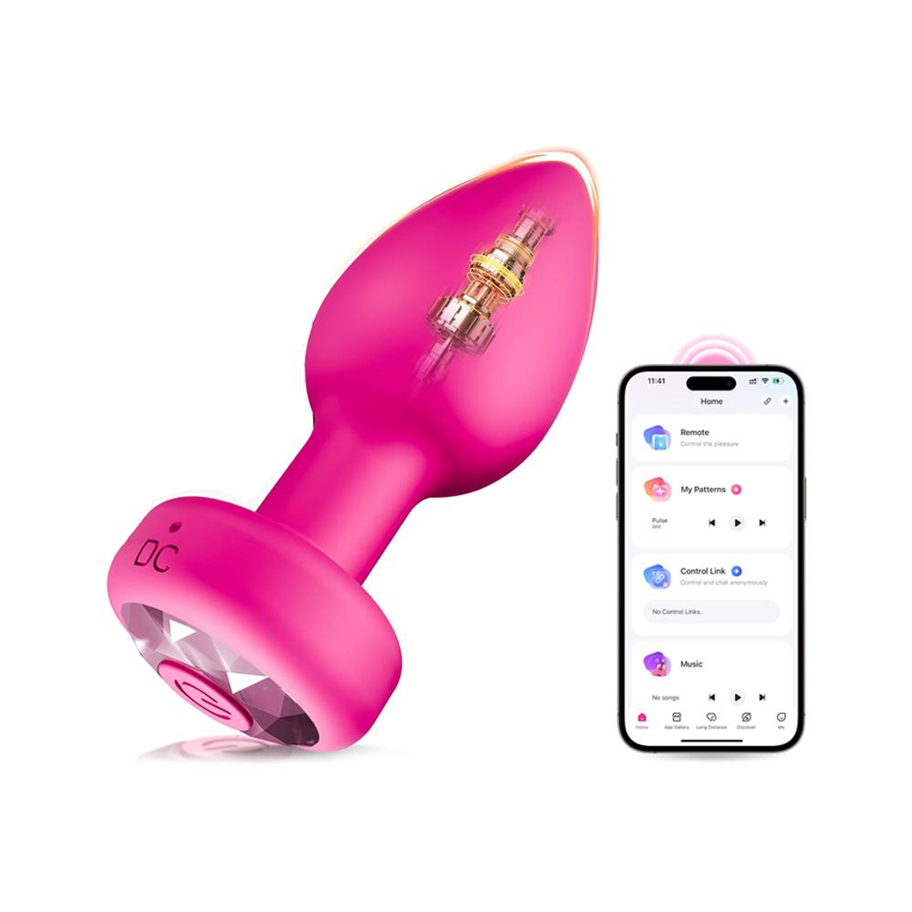 APP Bluetooth Анальная пробка Вибратор Секс-игрушка Для женщин Дистанционное управление Вибрирующая анальная пробка Взрослый Мастурбатор для влагалища Массажер простаты