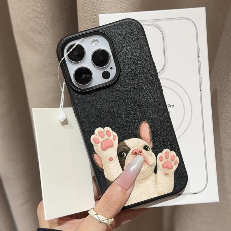 Игривый чехол для телефона с рисунком драки собак, подходит для iPhone 17 16 15 14 13 12 11Pro/Max/Plus, противоударная задняя крышка