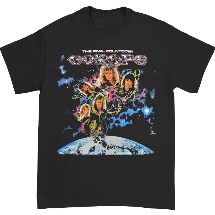 Europe Band Black Short Sleeve Unisex Tshirt GE153 Unisex T-Shirt