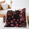 Morning Flower Set 2D Digital Printing Thickened Lamb Fleece Crystal Fleece Blanket One Piece