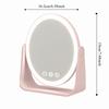 Eversible LED Makeup Mirror 3 Color Makeup Beauty Mirror 5x Magnifying Mirror with Led  Travel