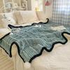 Soft Flannel Throw Blanket Lightweight Warm Bed Blanket For Bedroom Couch