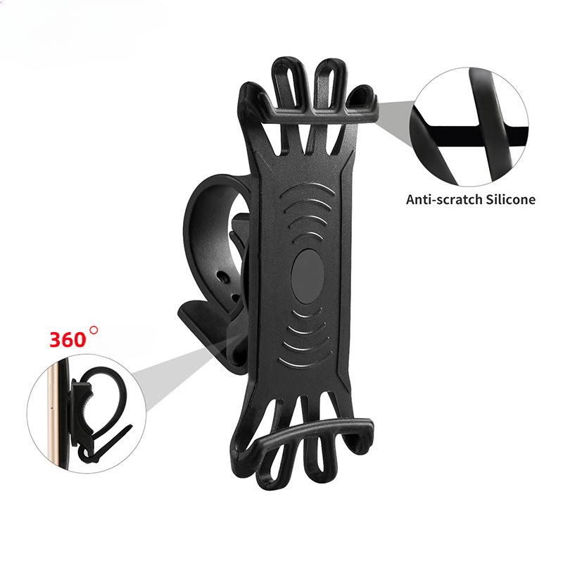 Велосипедный силиконовый держатель для телефона, вращающийся на 360 градусов, для держателей телефонов для горных велосипедов, аксессуары для горных велосипедов, аксессуары для велоспорта