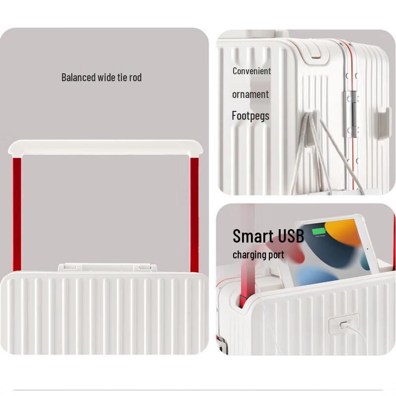 TJ Harren TJ2007 Aluminum Frame Carry-on Spinner Suitcase