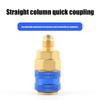 Car A/C Oil/Dye Injection 30Ml 1Oz With R-134A Low Side Quick Coupler Adapter 1/4  Air Conditioning Auto Manual Oiler Syringe